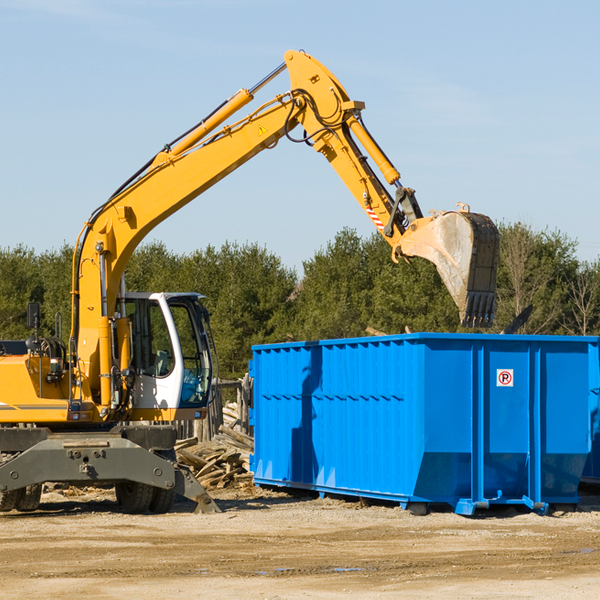 what size residential dumpster rentals are available in Memphis